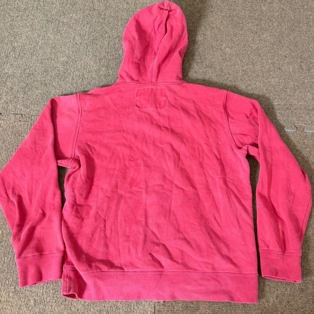 True‎ Religion Mens World Tour Buddha Hoodie Red Graphic Sweatshirt Small B+